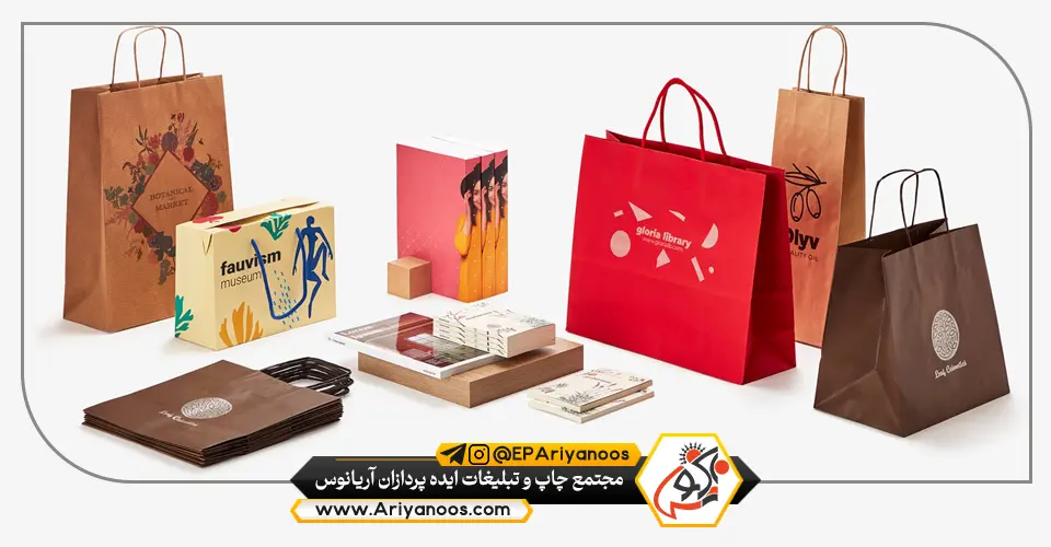 طراحی و چاپ ساک دستی اختصاصی 4 ساک دستی اختصاصی