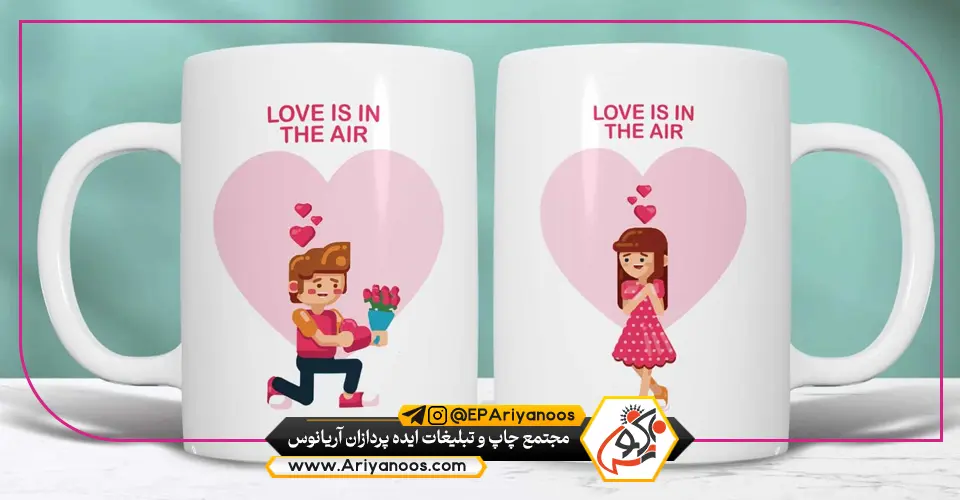 لیوان با طرح دلخواه 2 لیوان با طرح دلخواه
